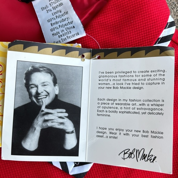 NWT! Bob Mackie wearable art XL - Picture 5 of 6